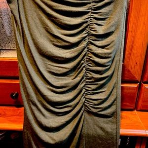 Ann Taylor green stretch skirt